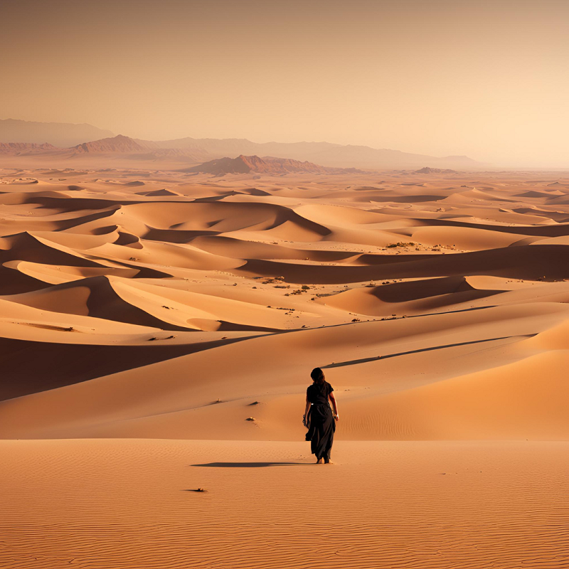 Imagen del desierto del sahara