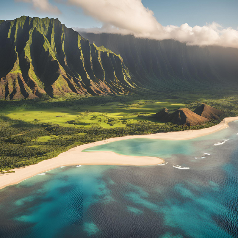 Imagen del volcande hawaii