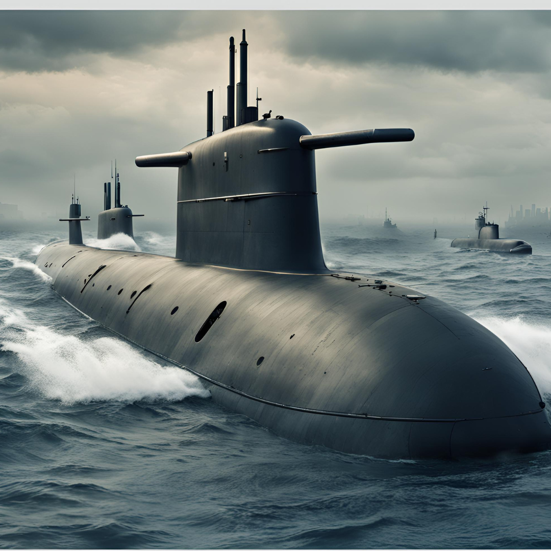 Imagen de un submarino militar