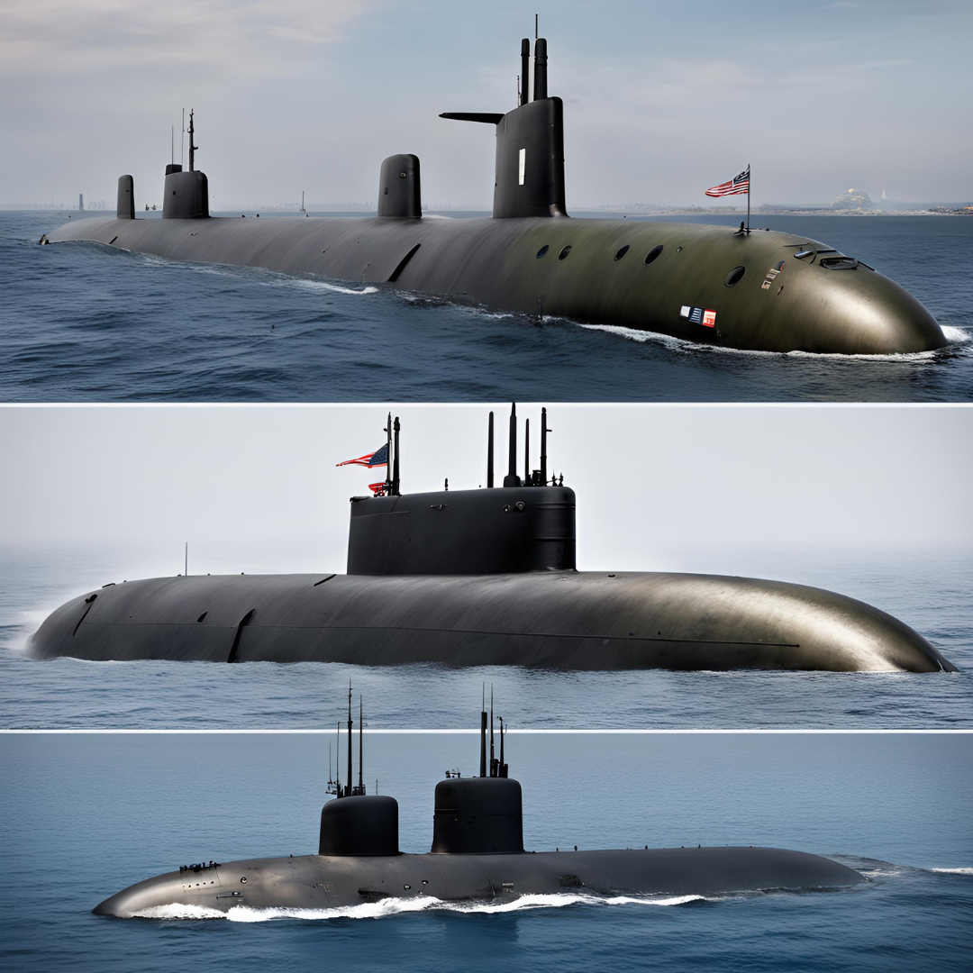 Imagen de un submarino militar